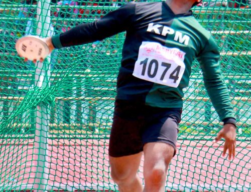 S Devanand Gold Medel Winner In CBSC State Athletic Meet Discus Throw